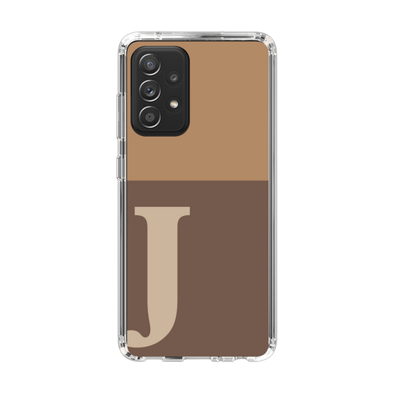Slim Protection Case［ Original - initial two tone - J brown ］