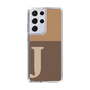 Slim Protection Case［ Original - initial two tone - J brown ］