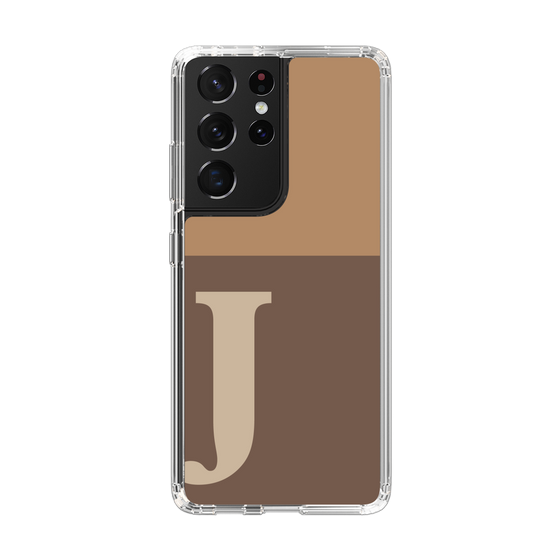Slim Protection Case［ Original - initial two tone - J brown ］