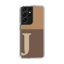 Slim Protection Case［ Original - initial two tone - J brown ］