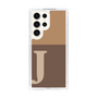 Slim Protection Case［ Original - initial two tone - J brown ］