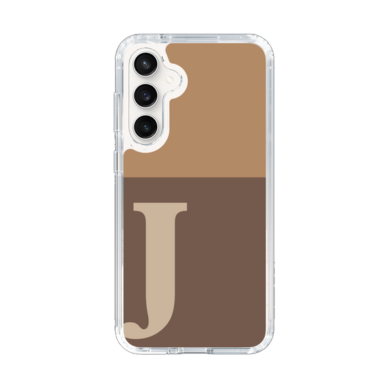 Slim Protection Case［ Original - initial two tone - J brown ］