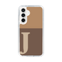 Slim Protection Case［ Original - initial two tone - J brown ］