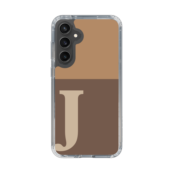 Slim Protection Case［ Original - initial two tone - J brown ］