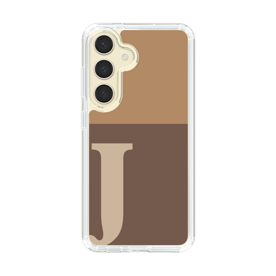 Slim Protection Case［ Original - initial two tone - J brown ］