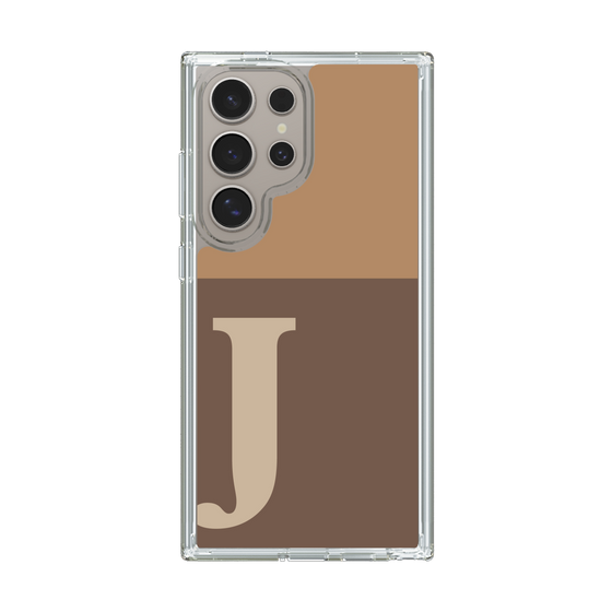 Slim Protection Case［ Original - initial two tone - J brown ］