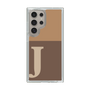 Slim Protection Case［ Original - initial two tone - J brown ］