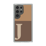 Slim Protection Case［ Original - initial two tone - J brown ］
