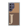 Slim Protection Case［ Original - initial two tone - J brown ］