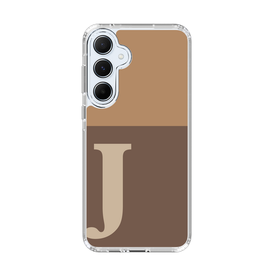 Slim Protection Case［ オリジナル - initial two tone - J brown ］