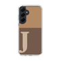 Slim Protection Case［ オリジナル - initial two tone - J brown ］