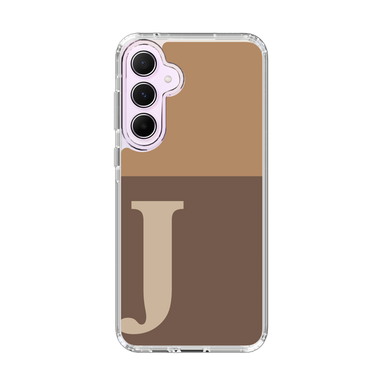 Slim Protection Case［ オリジナル - initial two tone - J brown ］