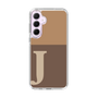 Slim Protection Case［ オリジナル - initial two tone - J brown ］