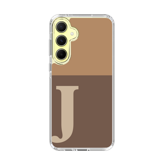 Slim Protection Case［ オリジナル - initial two tone - J brown ］