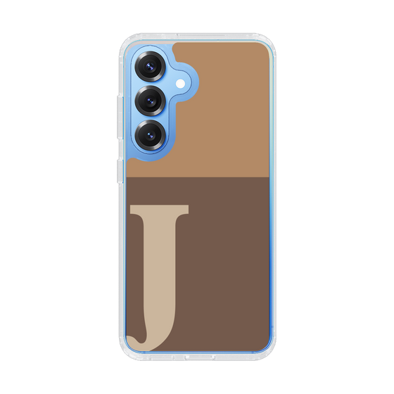 Slim Protection Case［ Original - initial two tone - J brown ］