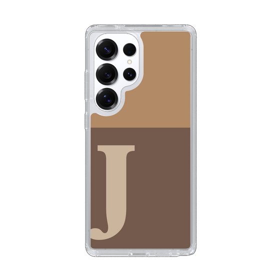 Slim Protection Case［ Original - initial two tone - J brown ］