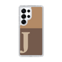 Slim Protection Case［ Original - initial two tone - J brown ］