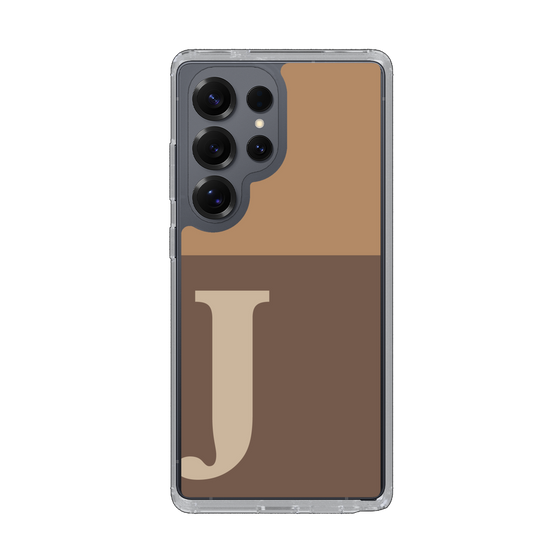 Slim Protection Case［ Original - initial two tone - J brown ］