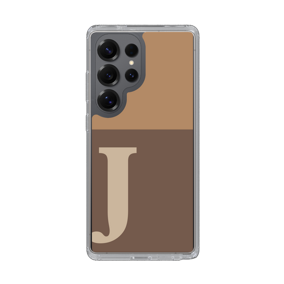 Slim Protection Case［ Original - initial two tone - J brown ］
