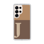 Slim Protection Case［ Original - initial two tone - J brown ］