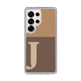 Slim Protection Case［ Original - initial two tone - J brown ］