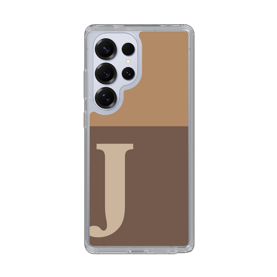 Slim Protection Case［ Original - initial two tone - J brown ］