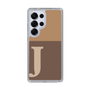 Slim Protection Case［ Original - initial two tone - J brown ］