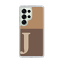 Slim Protection Case［ Original - initial two tone - J brown ］