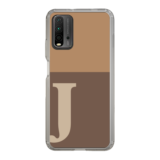 Slim Protection Case［ Original - initial two tone - J brown ］