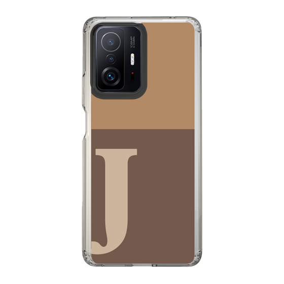 Slim Protection Case［ Original - initial two tone - J brown ］