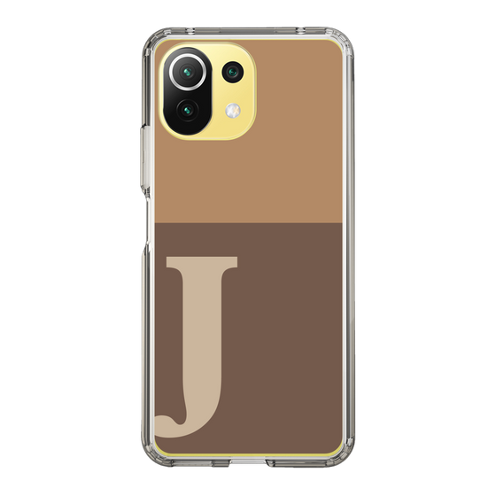 Slim Protection Case［ Original - initial two tone - J brown ］