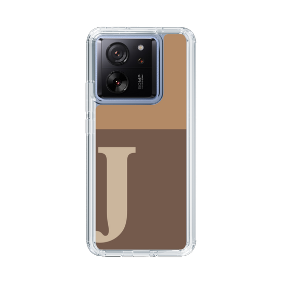 Slim Protection Case［ Original - initial two tone - J brown ］