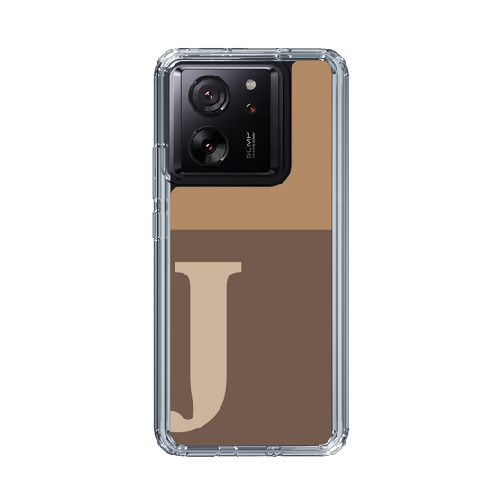 Slim Protection Case［ Original - initial two tone - J brown ］