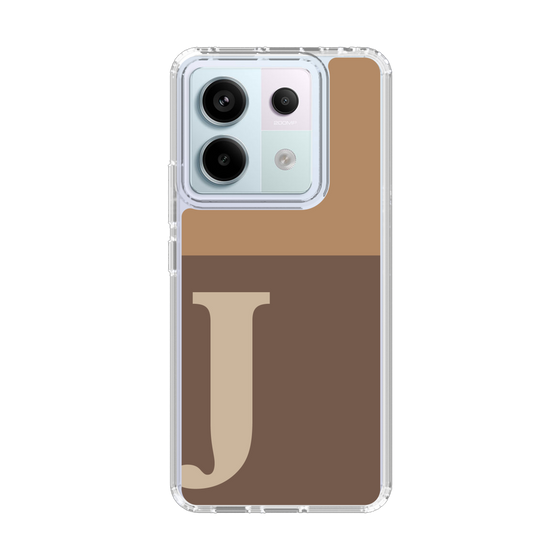 Slim Protection Case［ Original - initial two tone - J brown ］