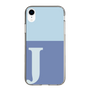 Slim Protection Case［ Original - initial two tone - J blue ］