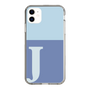 Slim Protection Case［ Original - initial two tone - J blue ］