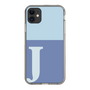 Slim Protection Case［ Original - initial two tone - J blue ］