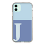 Slim Protection Case［ Original - initial two tone - J blue ］