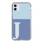 Slim Protection Case［ Original - initial two tone - J blue ］