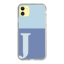 Slim Protection Case［ Original - initial two tone - J blue ］