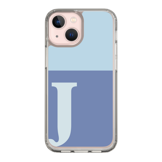 Slim Protection Case［ Original - initial two tone - J blue ］