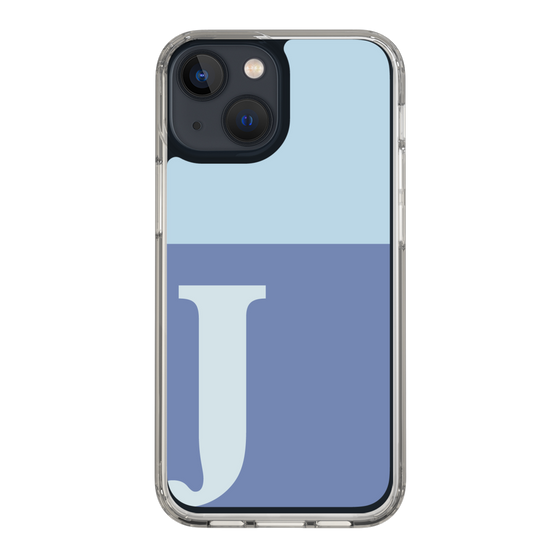 Slim Protection Case［ Original - initial two tone - J blue ］