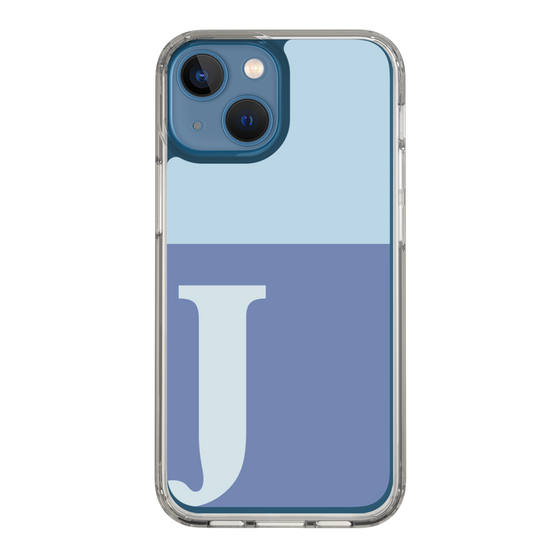 Slim Protection Case［ Original - initial two tone - J blue ］