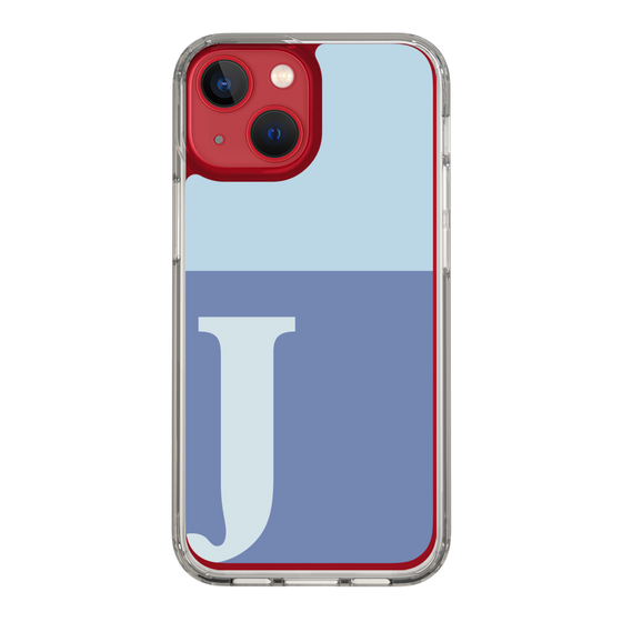 Slim Protection Case［ Original - initial two tone - J blue ］