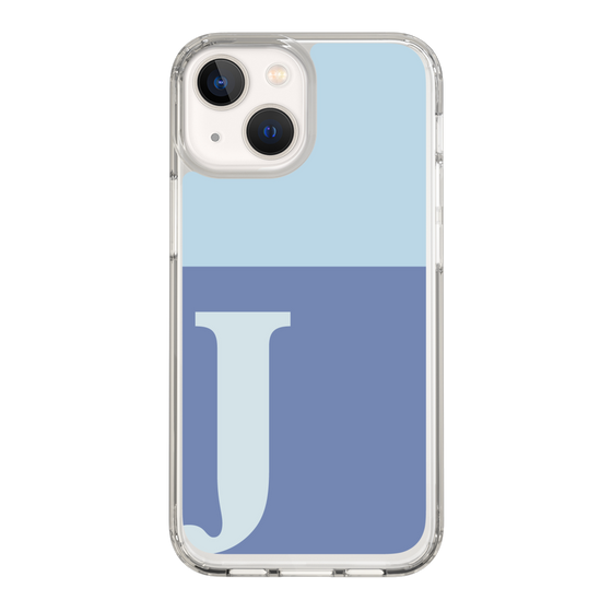 Slim Protection Case［ Original - initial two tone - J blue ］