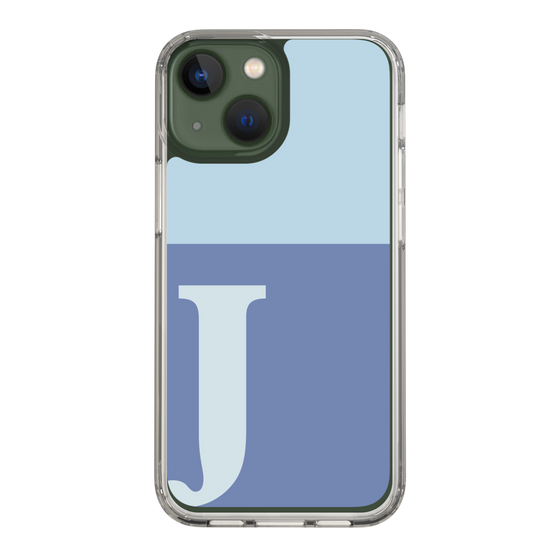 Slim Protection Case［ Original - initial two tone - J blue ］
