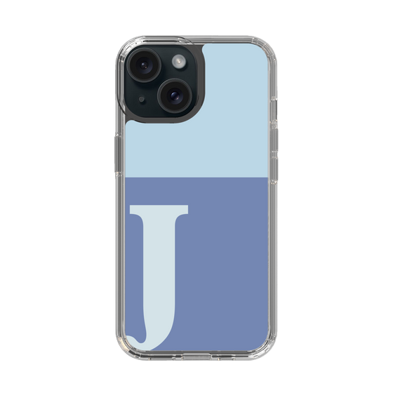 Slim Protection Case［ Original - initial two tone - J blue ］