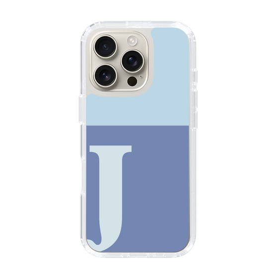 Slim Protection Case［ オリジナル - initial two tone - J blue ］