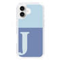 Slim Protection Case［ オリジナル - initial two tone - J blue ］