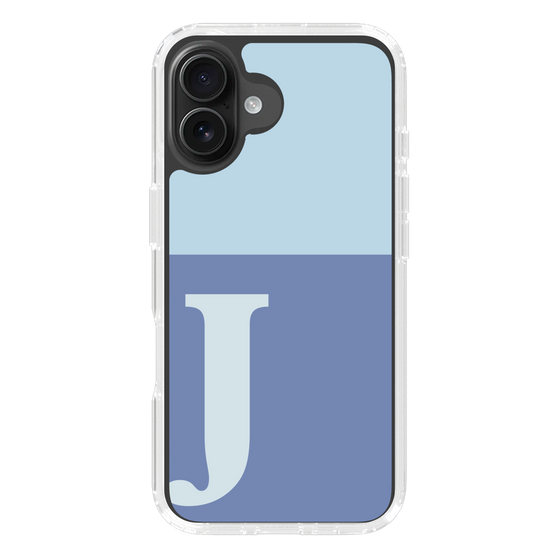 Slim Protection Case［ オリジナル - initial two tone - J blue ］